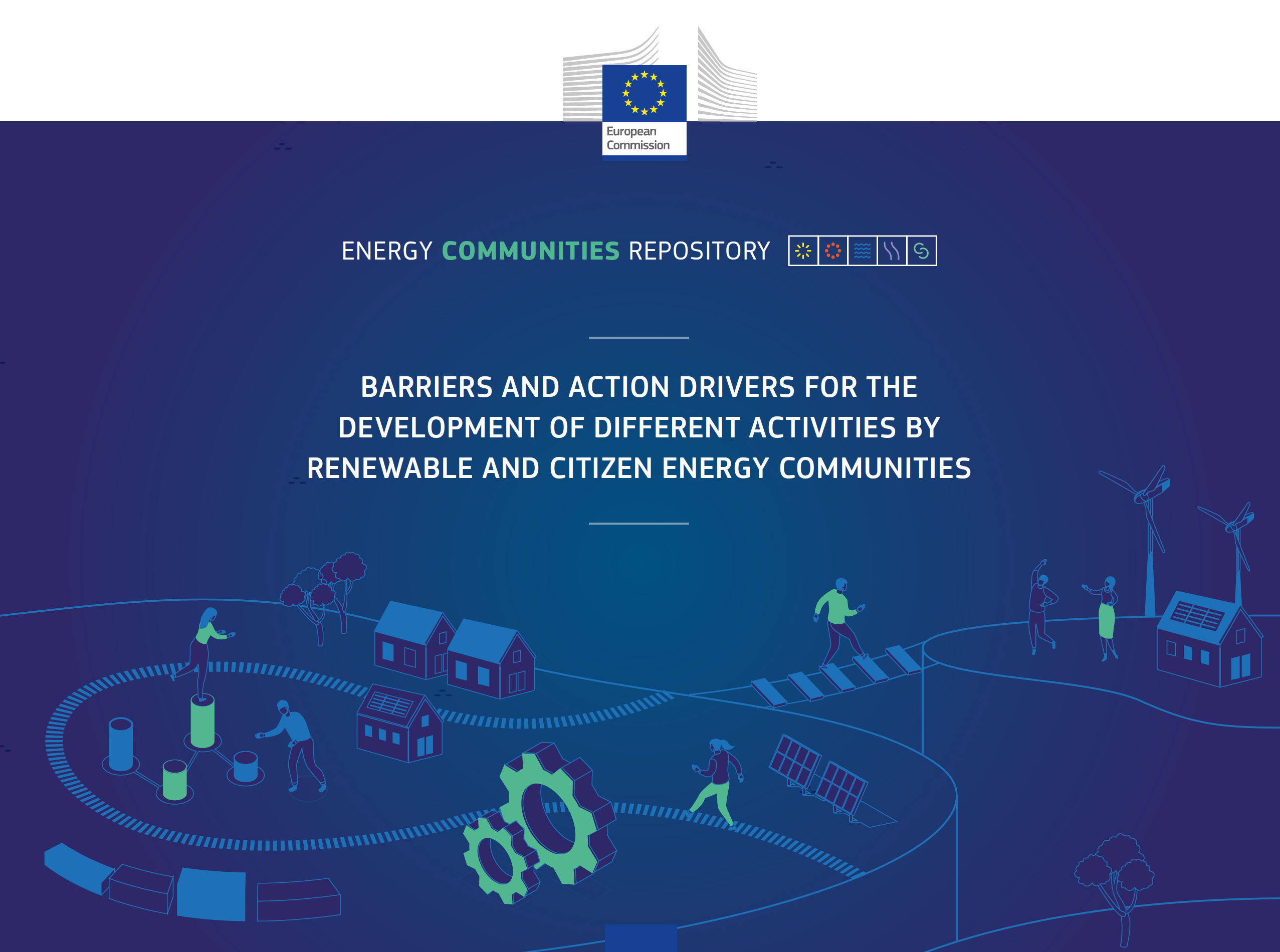 Barriers and action drivers for the development of different activities by renewable and citizen energy communities